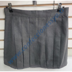 Falda Casimir Gris Melange...