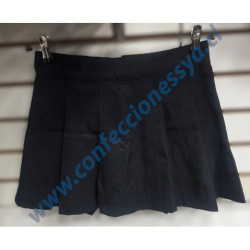 Falda Casimir Azul Marino...